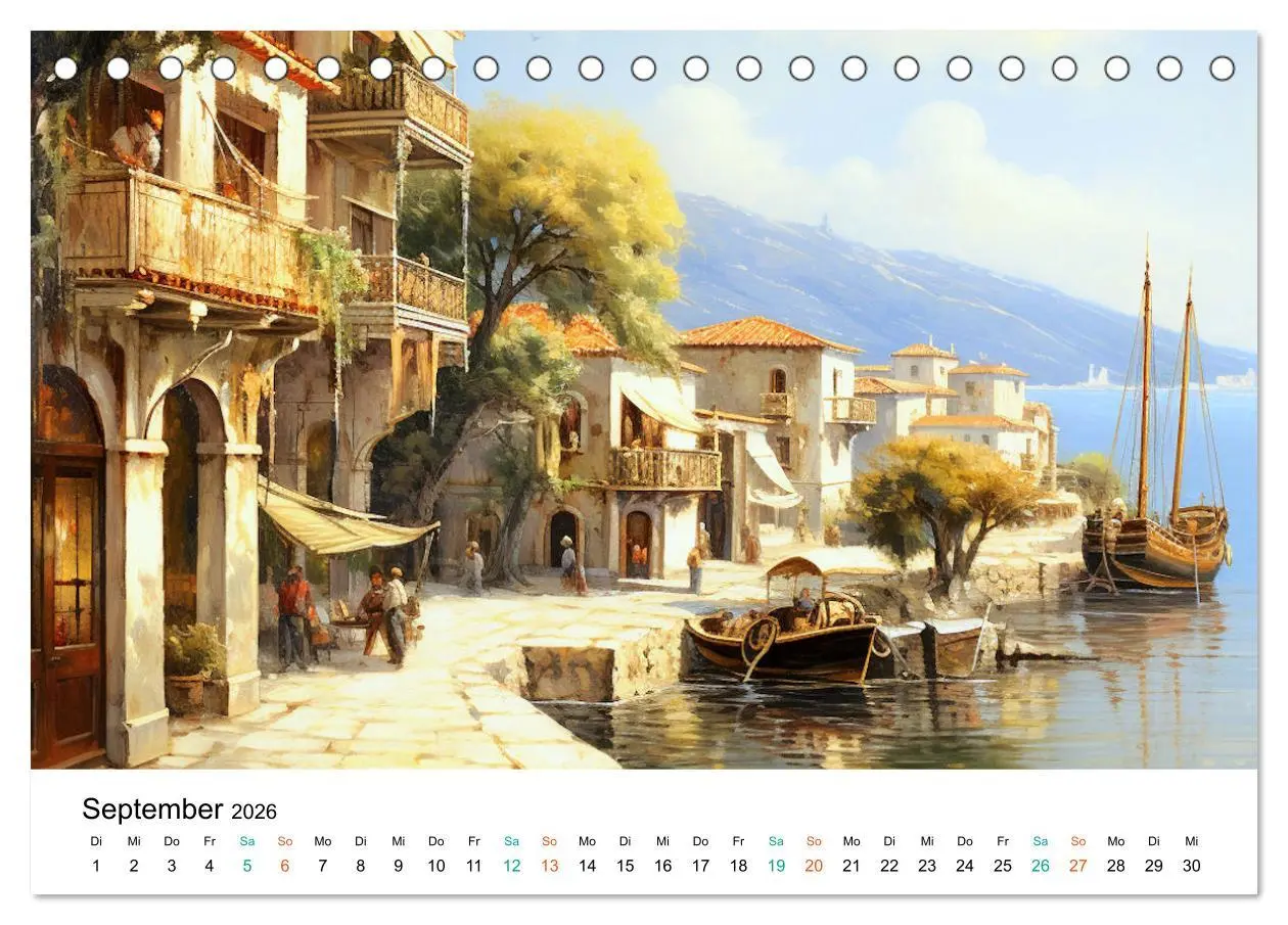 Bild: 9783457421512 | Szenen aus dem Antiken Griechenland (Tischkalender 2026 DIN A5...