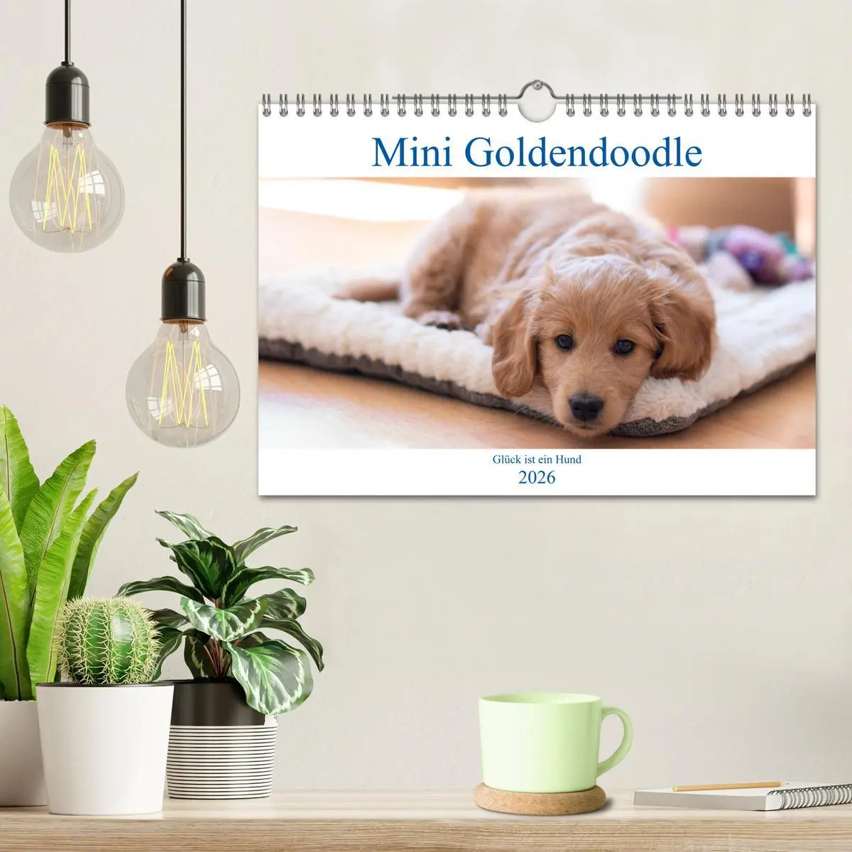 Bild: 9783457801512 | Mini Goldendoodle - Glück ist ein Hund (Wandkalender 2026 DIN A4...