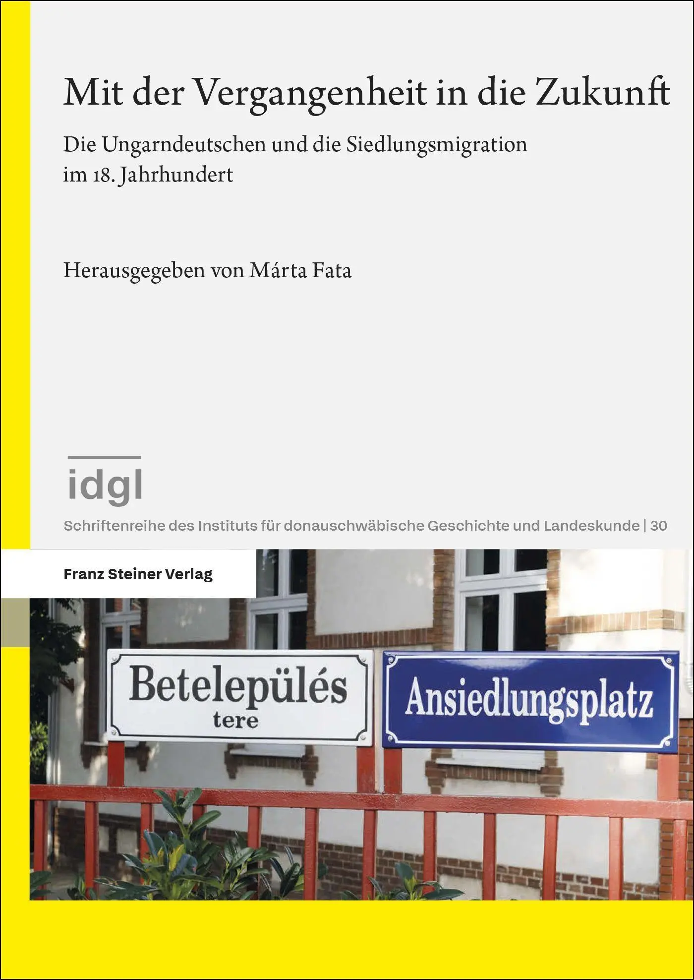 Bild: 9783515141512 | Mit der Vergangenheit in die Zukunft | Márta Fata | Buch | 248 S.