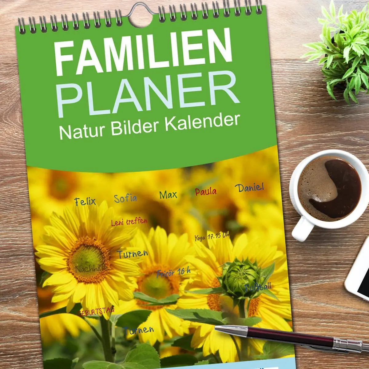 Bild: 9783516511512 | Familienplaner 2026 - Natur Bilder Kalender mit 5 Spalten...