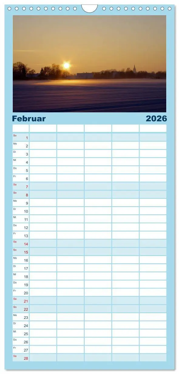 Bild: 9783516511512 | Familienplaner 2026 - Natur Bilder Kalender mit 5 Spalten...