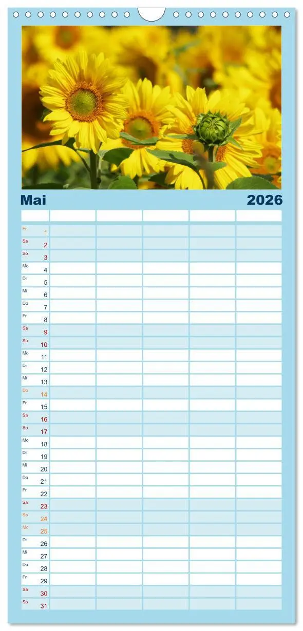 Bild: 9783516511512 | Familienplaner 2026 - Natur Bilder Kalender mit 5 Spalten...