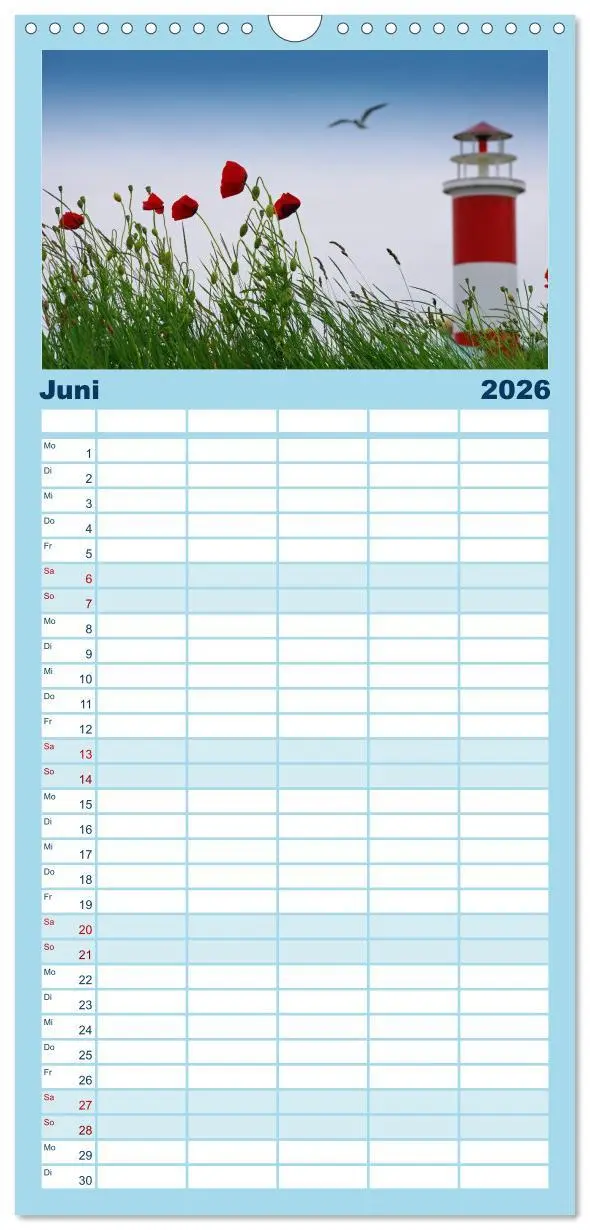 Bild: 9783516511512 | Familienplaner 2026 - Natur Bilder Kalender mit 5 Spalten...