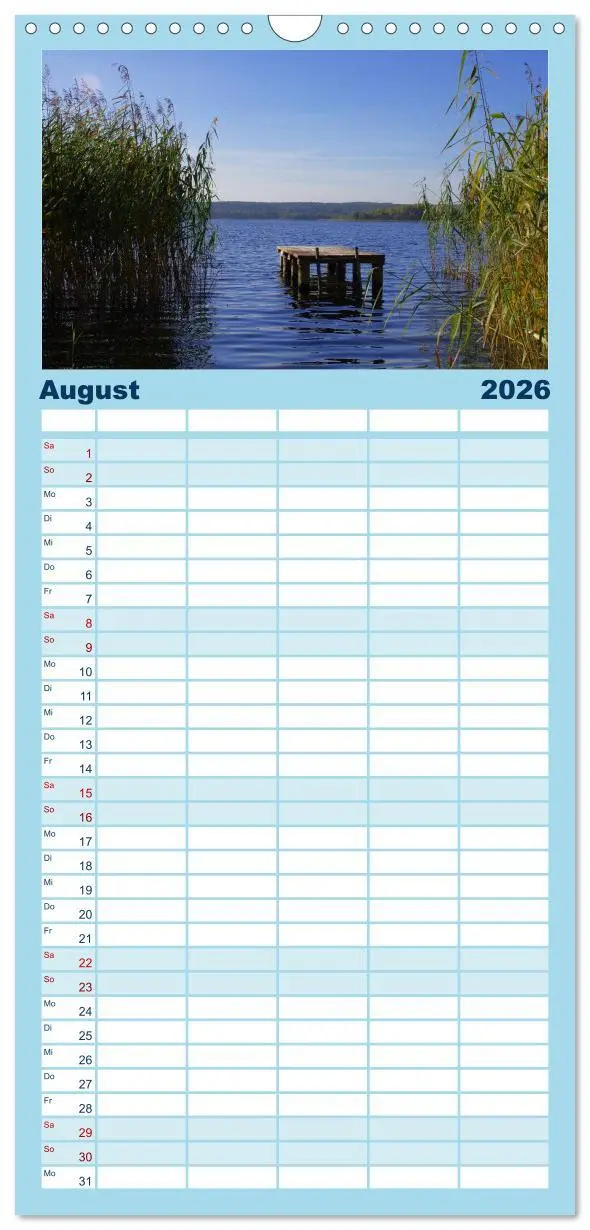 Bild: 9783516511512 | Familienplaner 2026 - Natur Bilder Kalender mit 5 Spalten...