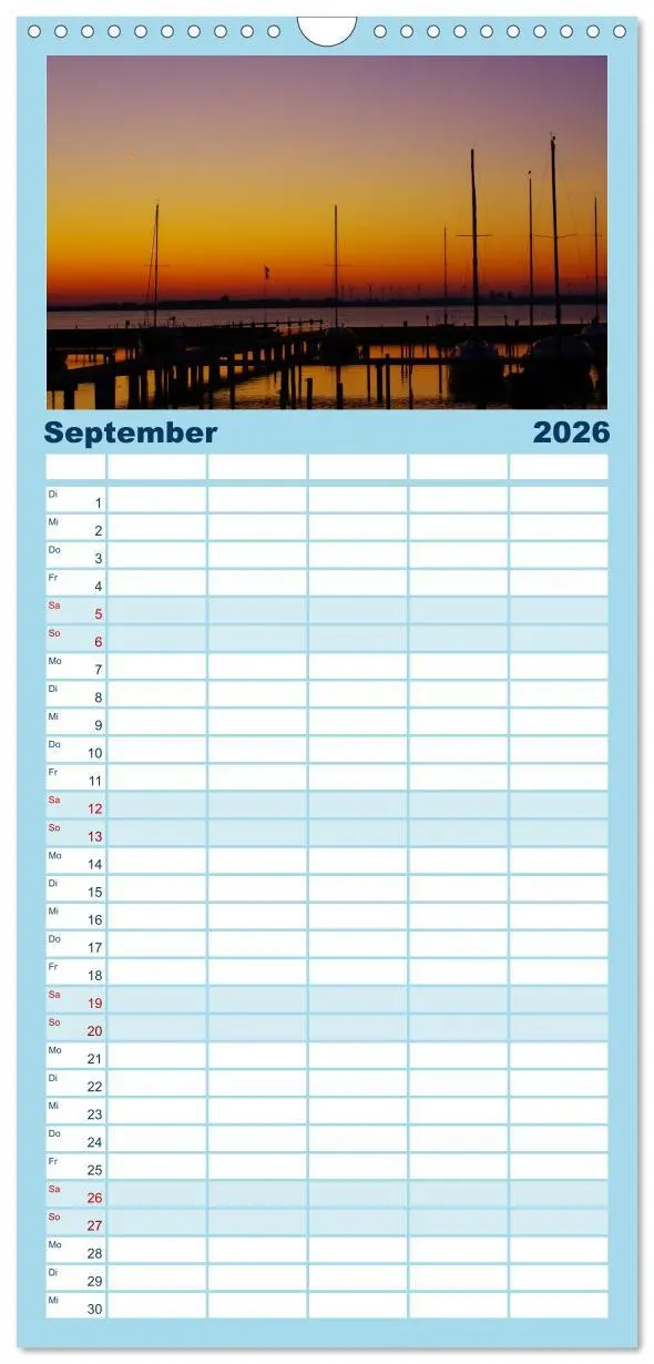 Bild: 9783516511512 | Familienplaner 2026 - Natur Bilder Kalender mit 5 Spalten...