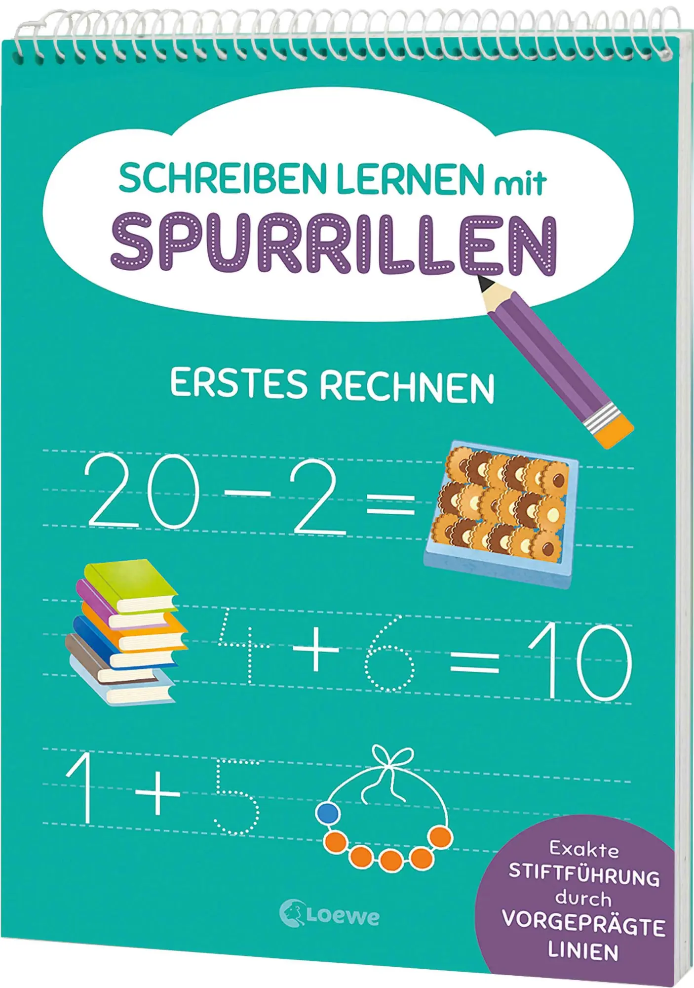 Cover: 9783743221512 | Schreiben lernen mit Spurrillen - Erstes Rechnen | Carmen Eisendle