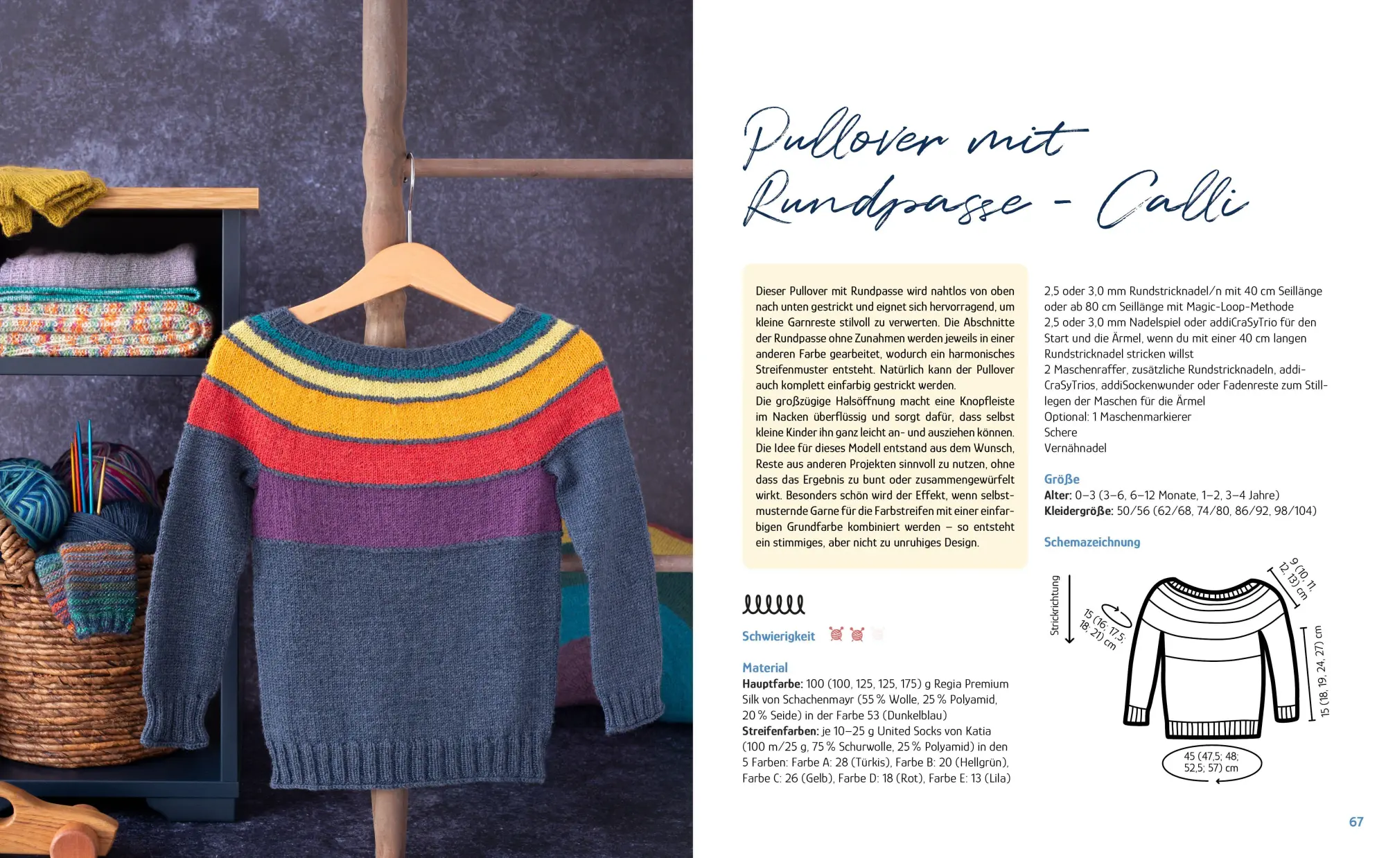 Bild: 9783830721512 | Stricken mit Sockenwolle für die Kleinen | Caroline Wallmann | Buch