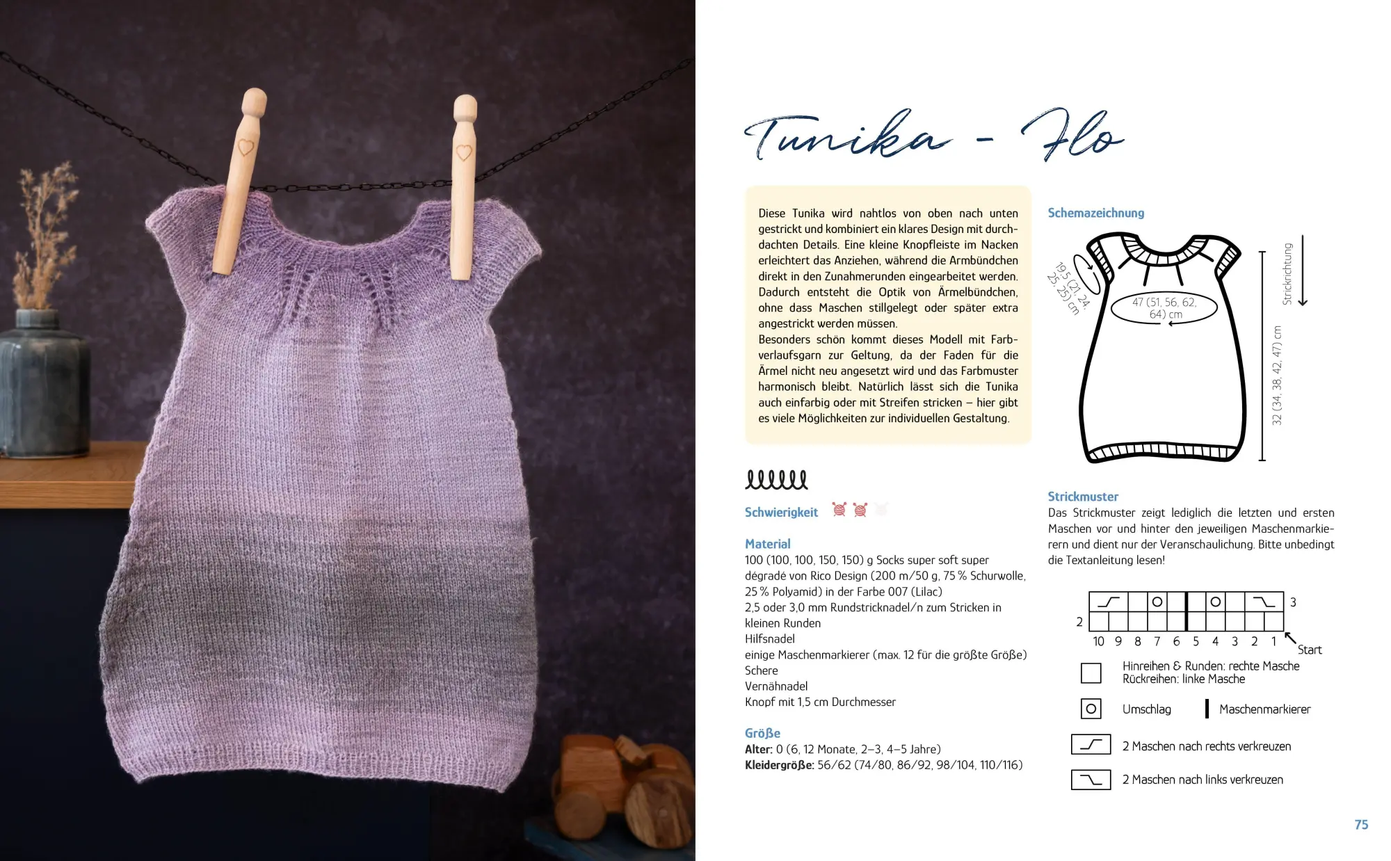Bild: 9783830721512 | Stricken mit Sockenwolle für die Kleinen | Caroline Wallmann | Buch