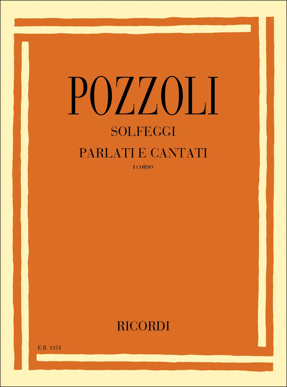 Cover: 9790041811512 | Solfeggi Parlati E Cantati | Ettore Pozzoli | Buch | Ricordi