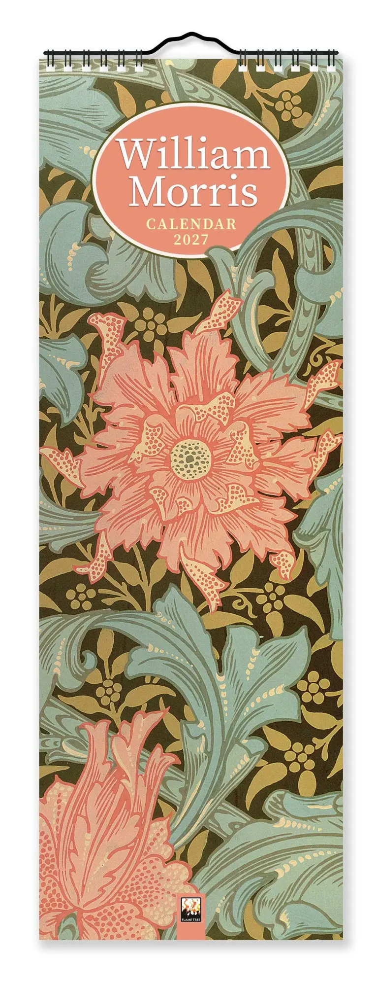 Cover: 9781806941612 | William Morris - Slimline-Kalender 2027 - Original Flame Tree...