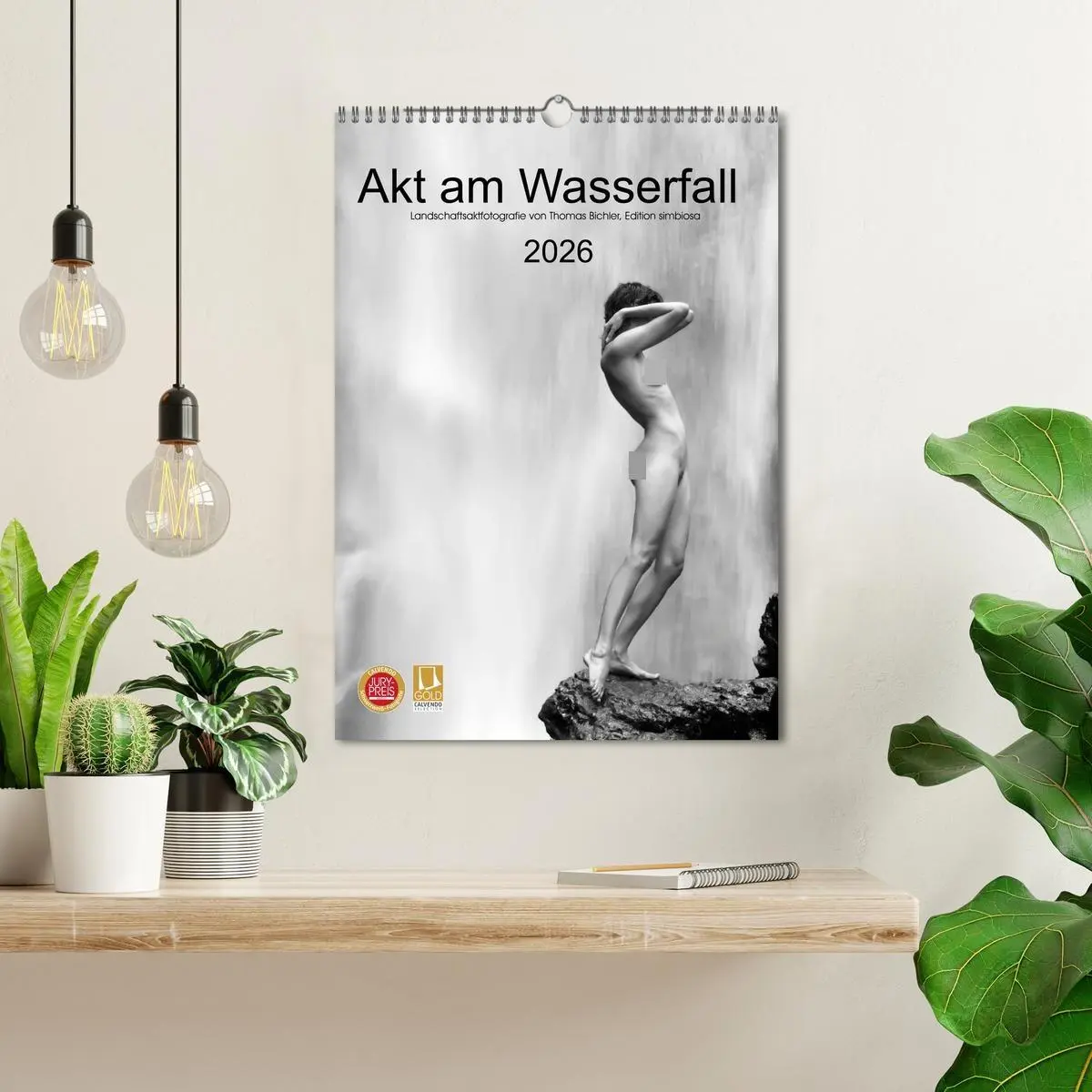 Bild: 9783516431612 | Akt am Wasserfall (Wandkalender 2026 DIN A3 hoch), CALVENDO...