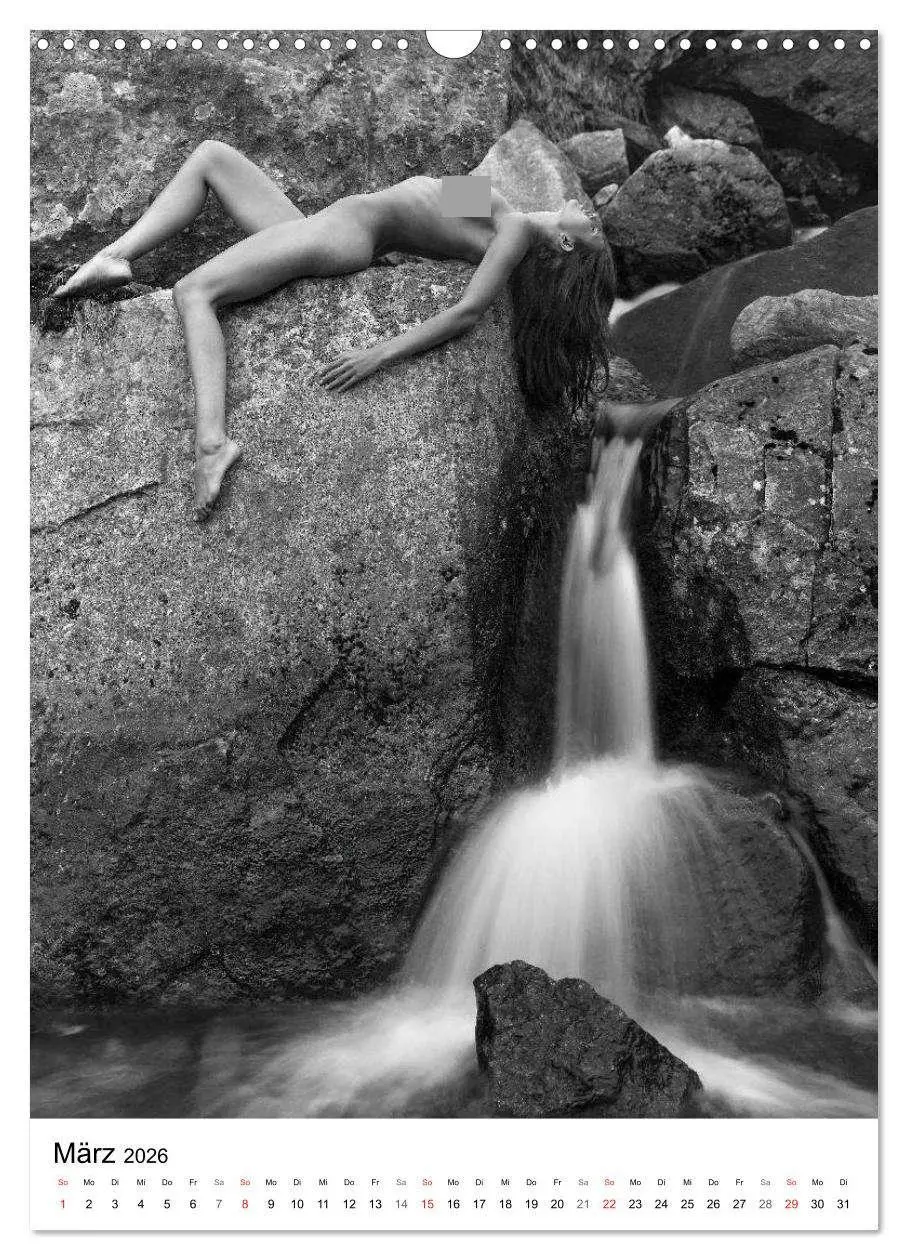 Bild: 9783516431612 | Akt am Wasserfall (Wandkalender 2026 DIN A3 hoch), CALVENDO...
