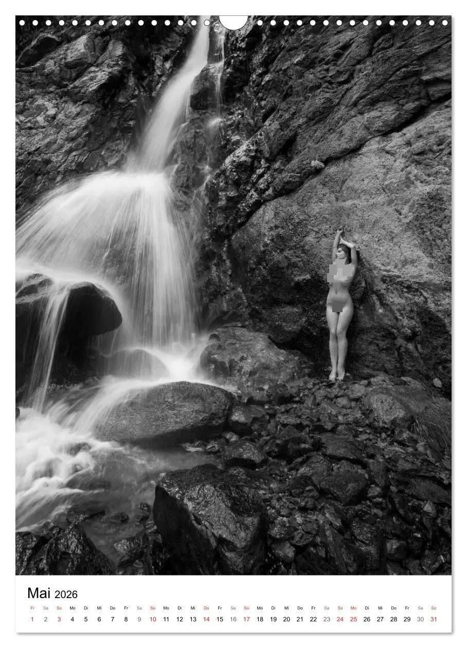 Bild: 9783516431612 | Akt am Wasserfall (Wandkalender 2026 DIN A3 hoch), CALVENDO...