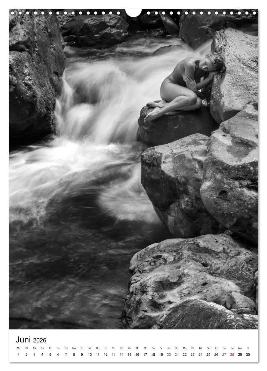 Bild: 9783516431612 | Akt am Wasserfall (Wandkalender 2026 DIN A3 hoch), CALVENDO...