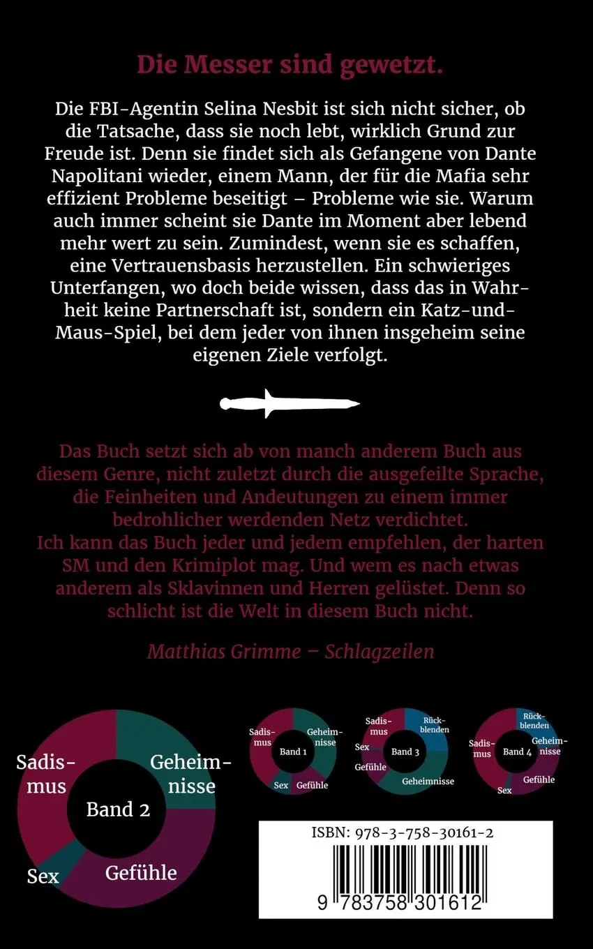 Rückseite: 9783758301612 | Messerscharf - Vertrauen | Elaria Tamari | Taschenbuch | Messerscharf