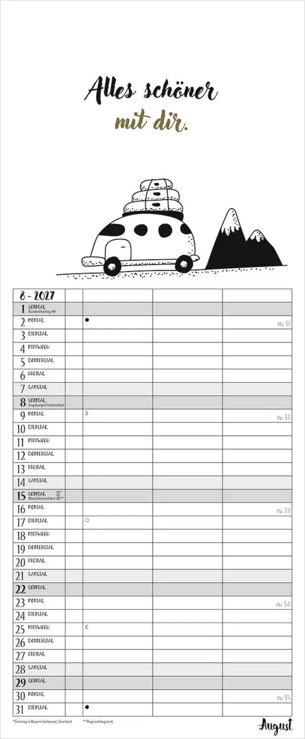 Bild: 9783819301612 | Visual Words Timer für 2 2027 | Verlag Korsch | Kalender | 14 S.