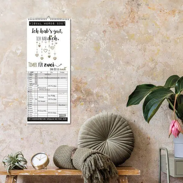 Bild: 9783819301612 | Visual Words Timer für 2 2027 | Verlag Korsch | Kalender | 14 S.