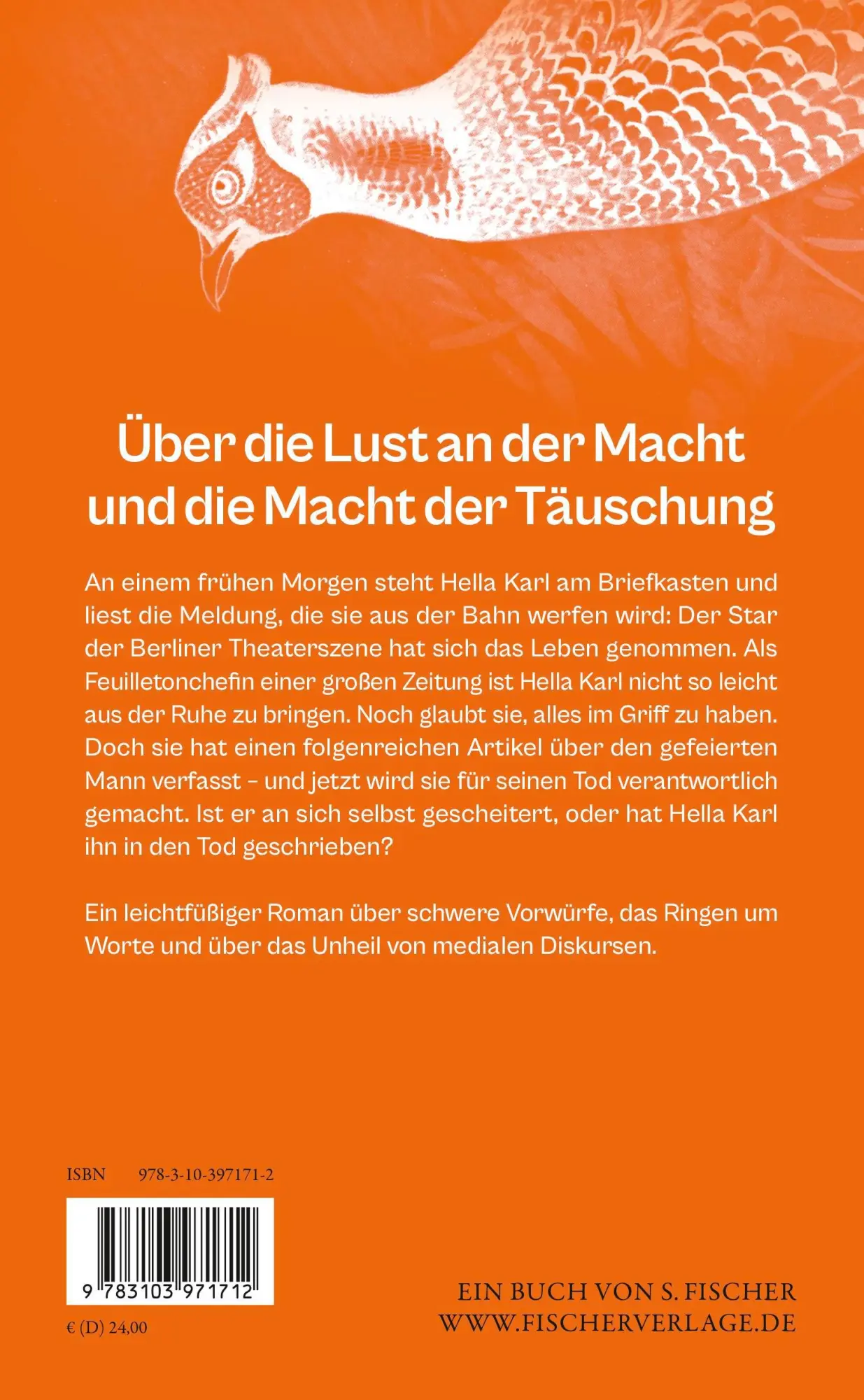 Rückseite: 9783103971712 | Der Einfluss der Fasane | Roman | Antje Rávik Strubel | Buch | 240 S.