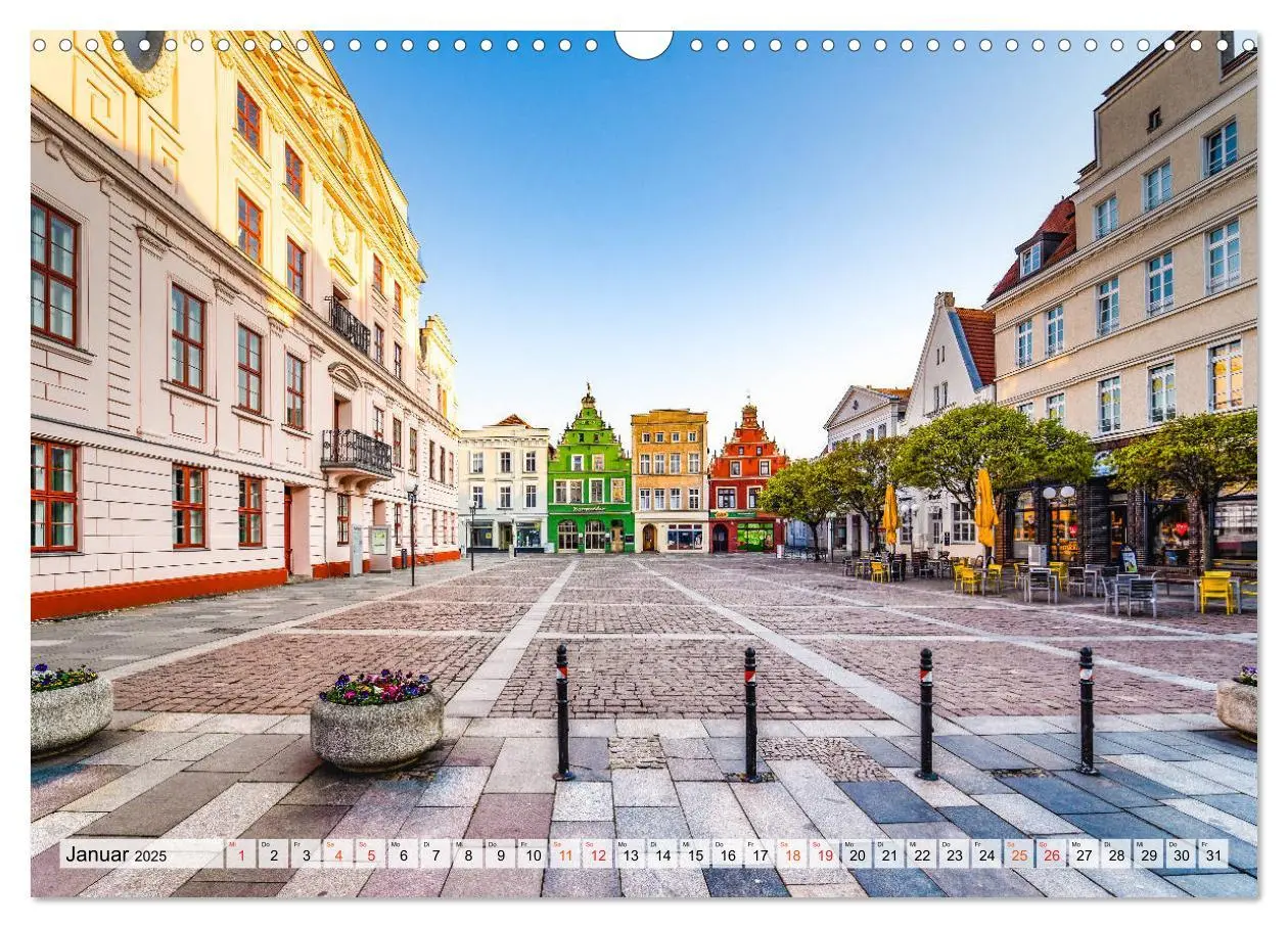 Bild: 9783435241712 | Güstrow Impressionen (Wandkalender 2025 DIN A3 quer), CALVENDO...