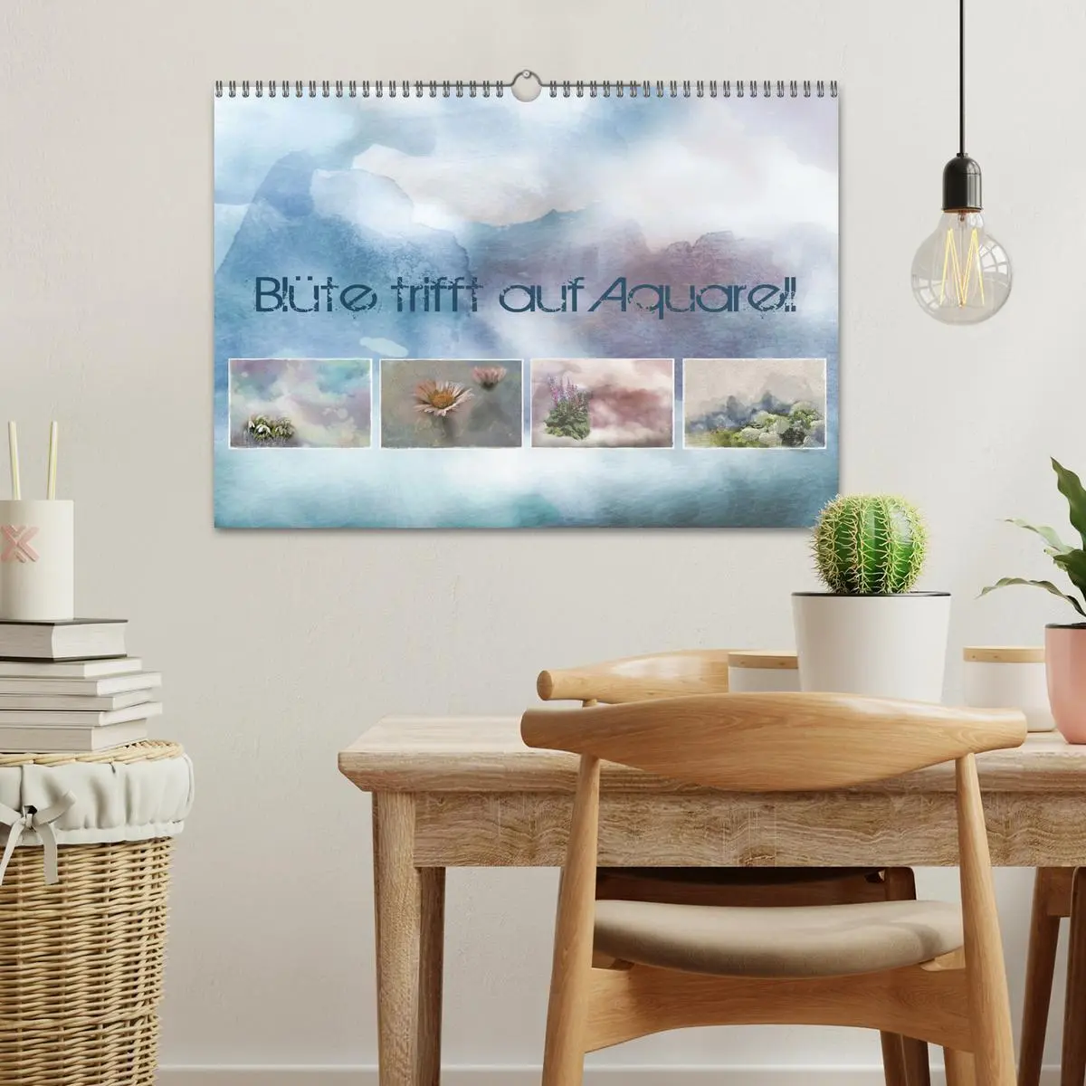 Bild: 9783457261712 | Blüte trifft auf Aquarell (Wandkalender 2026 DIN A3 quer), CALVENDO...