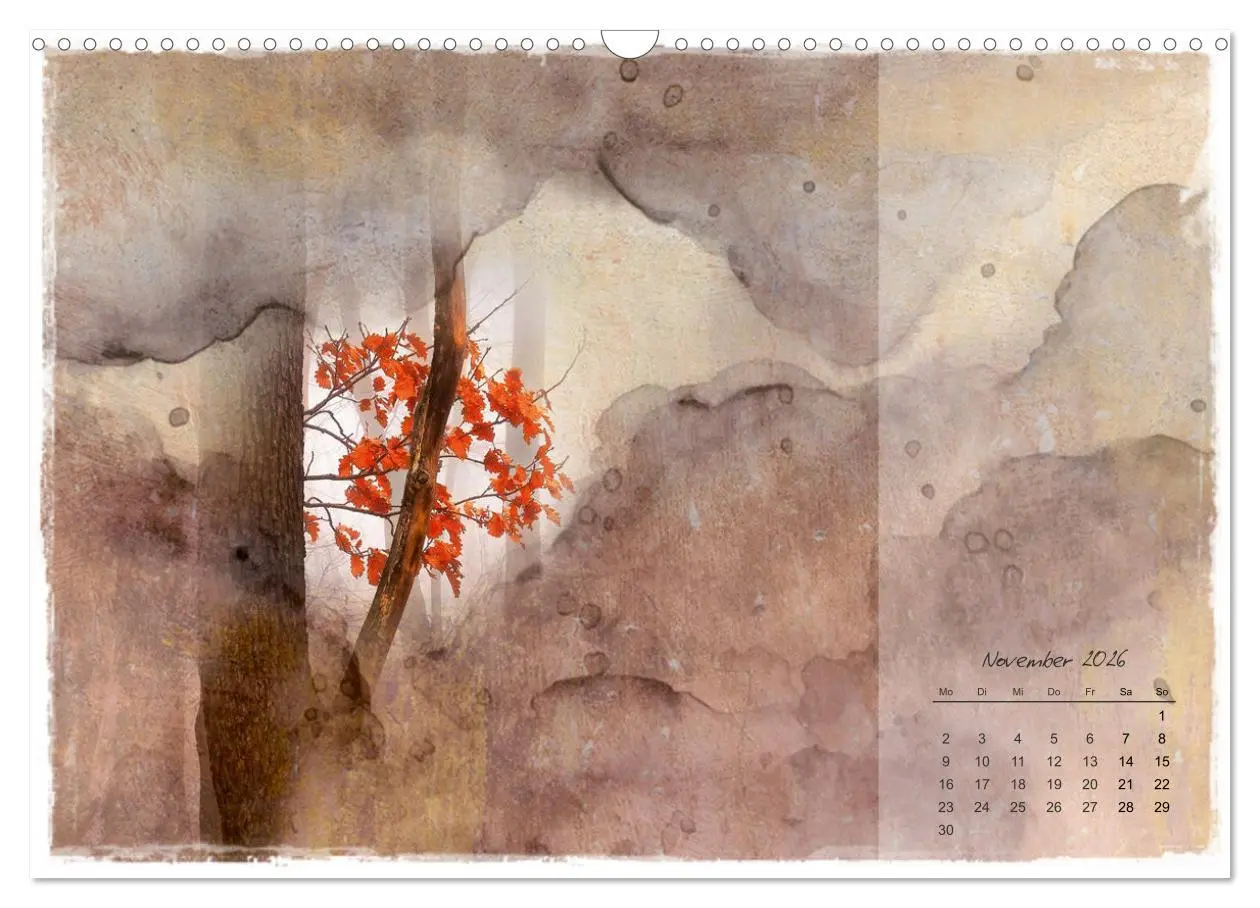 Bild: 9783457261712 | Blüte trifft auf Aquarell (Wandkalender 2026 DIN A3 quer), CALVENDO...