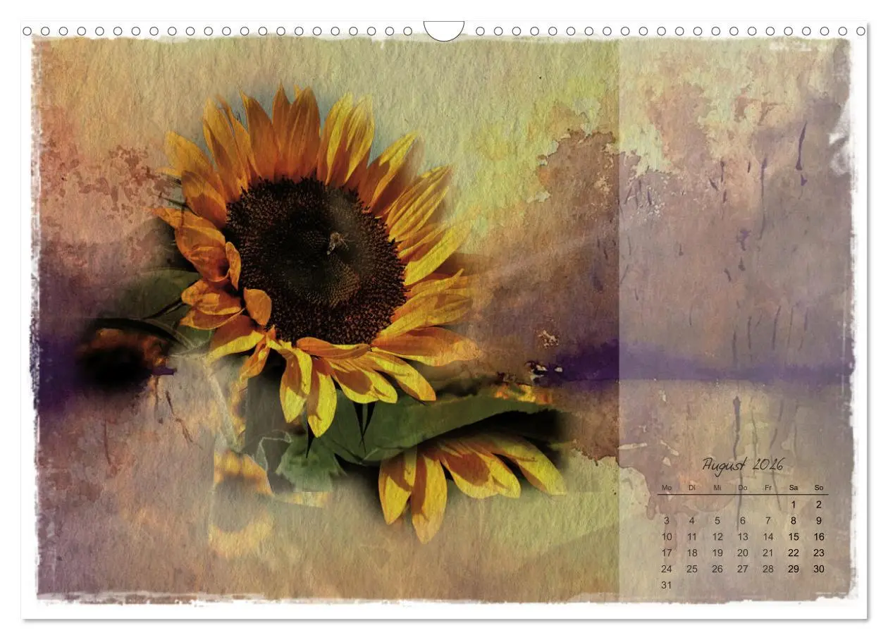 Bild: 9783457261712 | Blüte trifft auf Aquarell (Wandkalender 2026 DIN A3 quer), CALVENDO...
