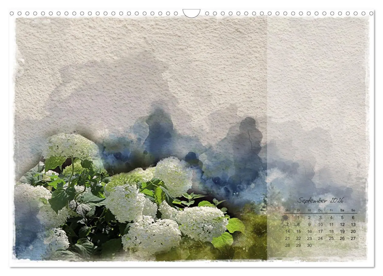 Bild: 9783457261712 | Blüte trifft auf Aquarell (Wandkalender 2026 DIN A3 quer), CALVENDO...