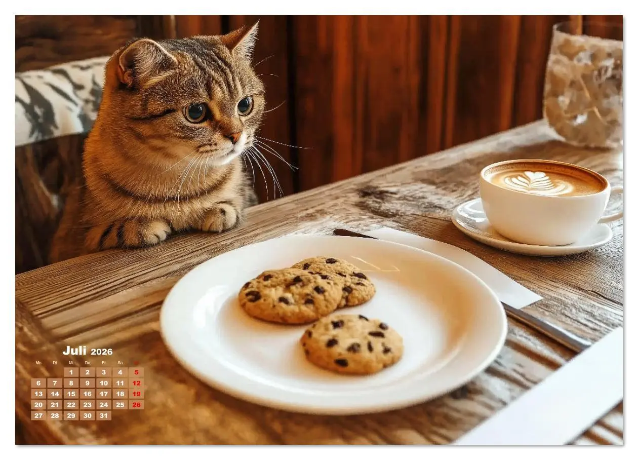 Bild: 9783457331712 | Momente eines Katzenbesitzers - Chaos der Samtpfoten (Wandkalender...