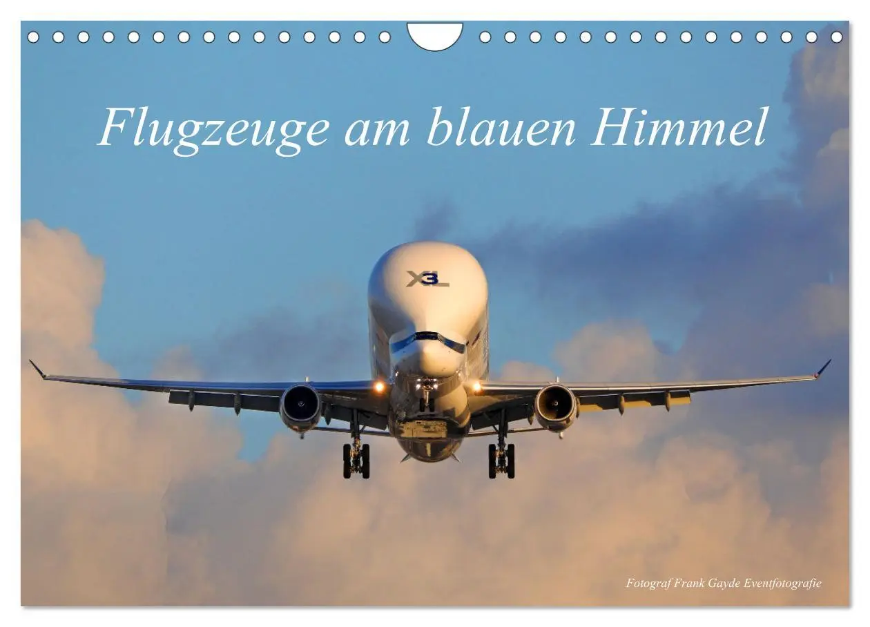 Cover: 9783457641712 | Flugzeuge am blauen Himmel (Wandkalender 2026 DIN A4 quer),...