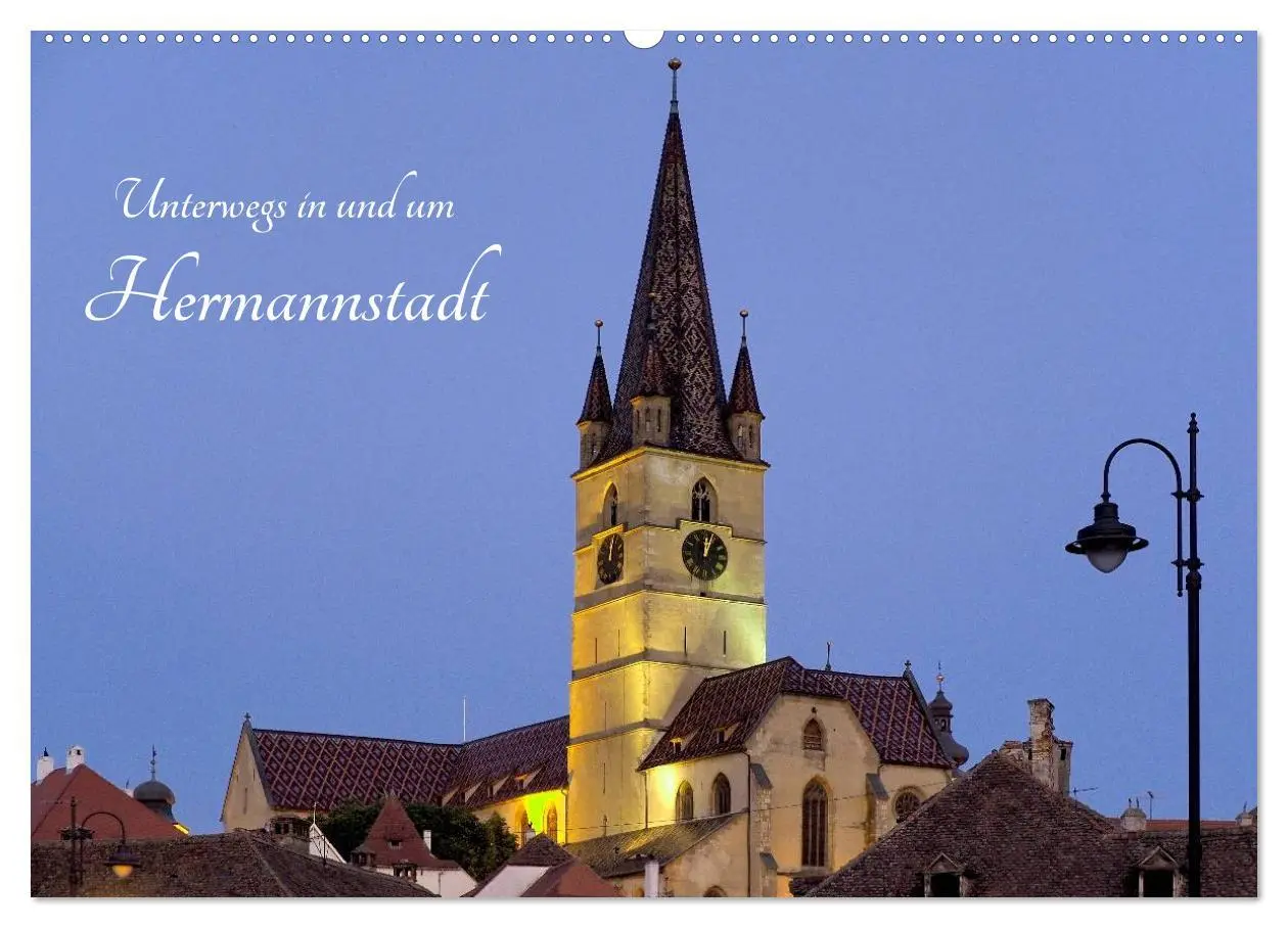 Cover: 9783516041712 | Unterwegs in und um Hermannstadt (Wandkalender 2026 DIN A2 quer),...