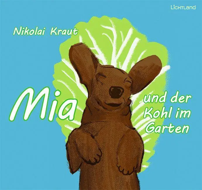 Mia und der Kohl im Garten