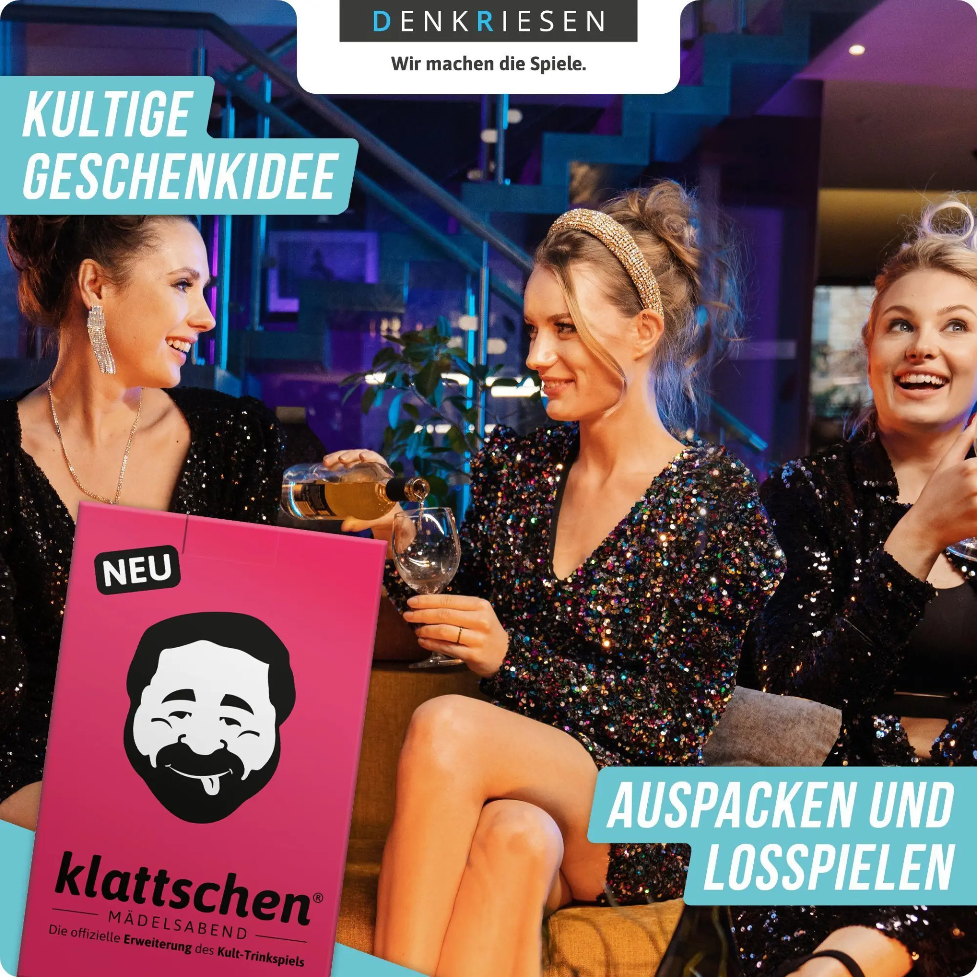 Bild: 4260528091812 | DENKRIESEN - klattschen® - Mädelsabend - "Das wahrscheinlich beste...
