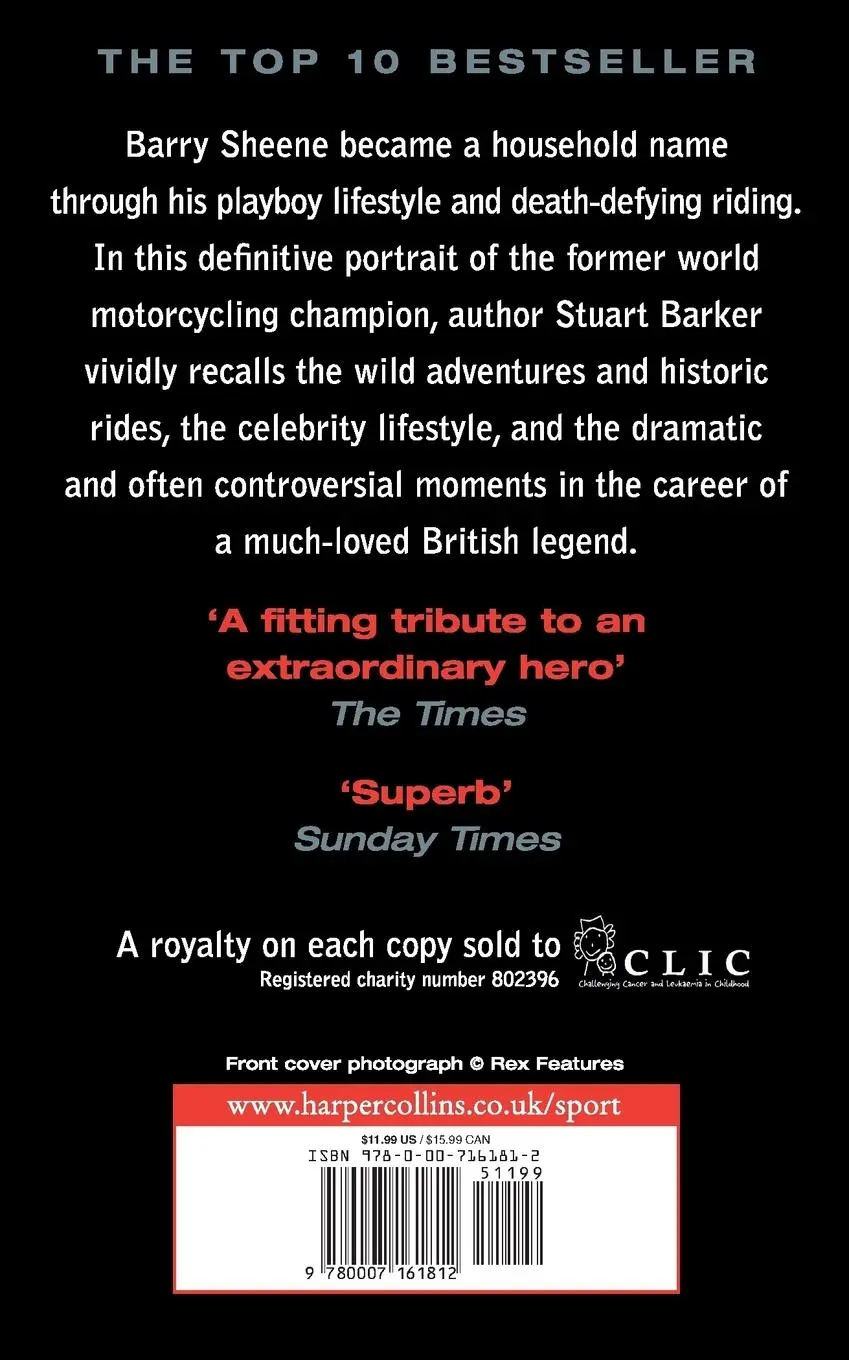 Rückseite: 9780007161812 | Barry Sheene 1950-2003 | The Biography | Stuart Barker | Taschenbuch