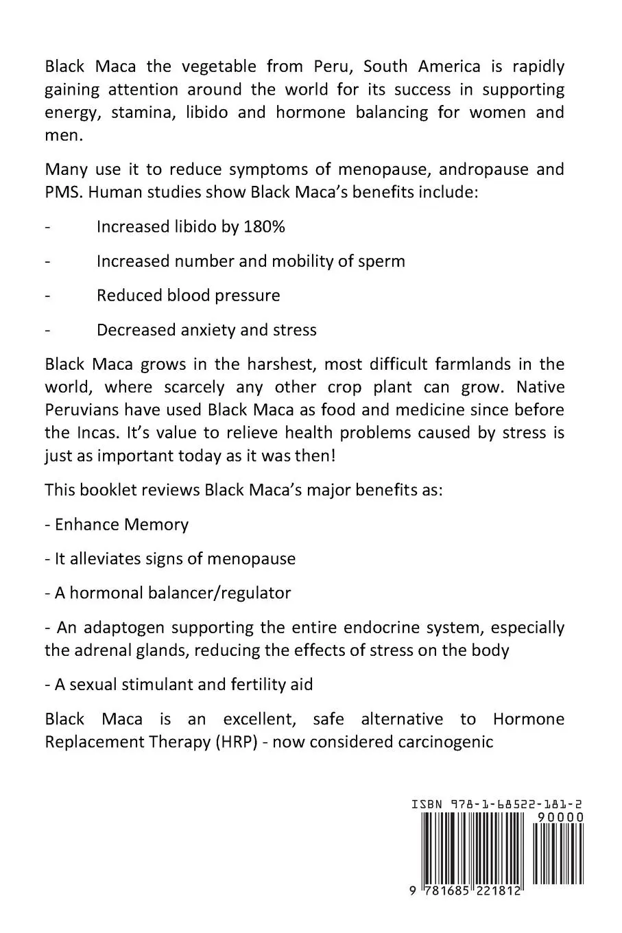 Rückseite: 9781685221812 | Black Maca | Dionisia Onio | Taschenbuch | Kartoniert / Broschiert