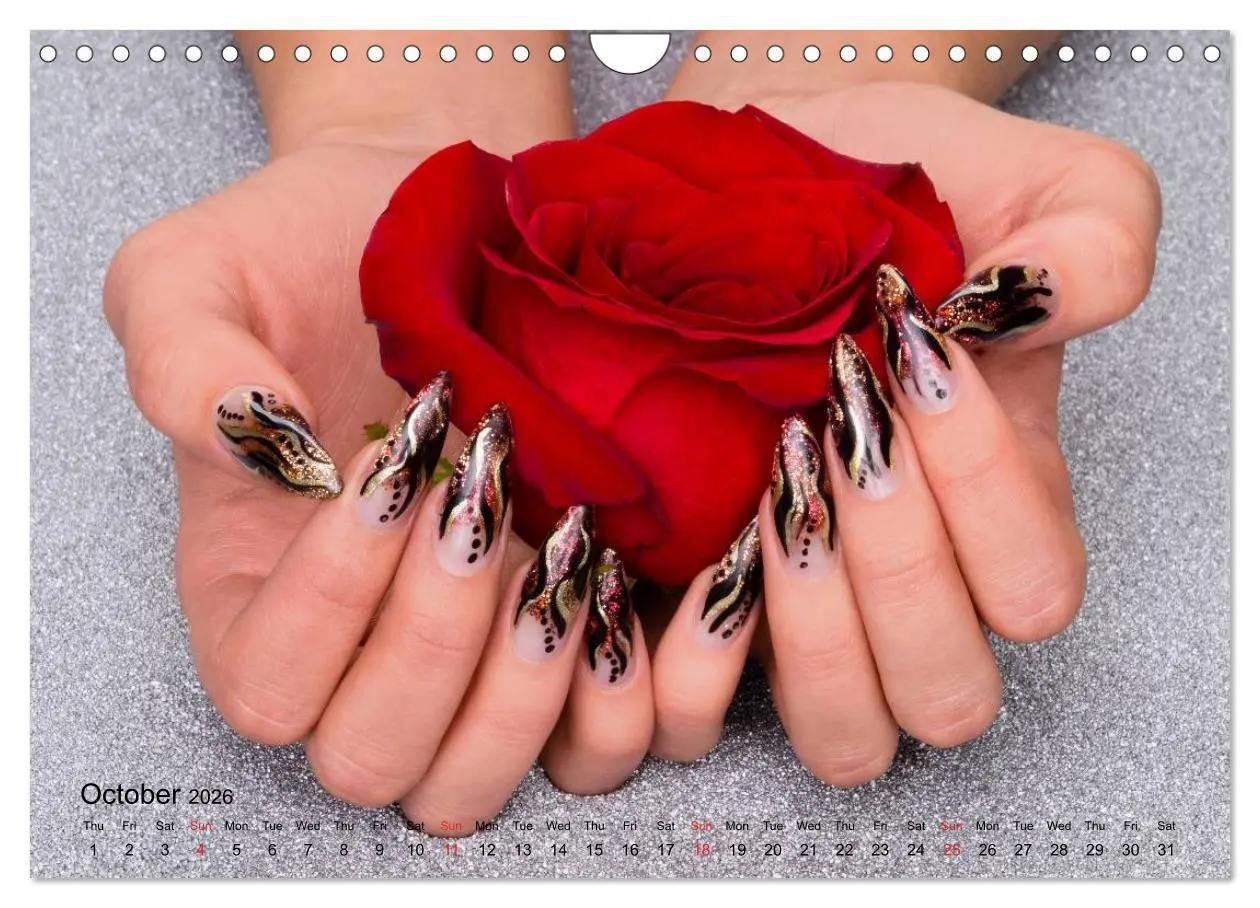 Bild: 9783516581812 | Transient Art - Nail Art Episode 1 (Wall Calendar 2026 DIN A4...