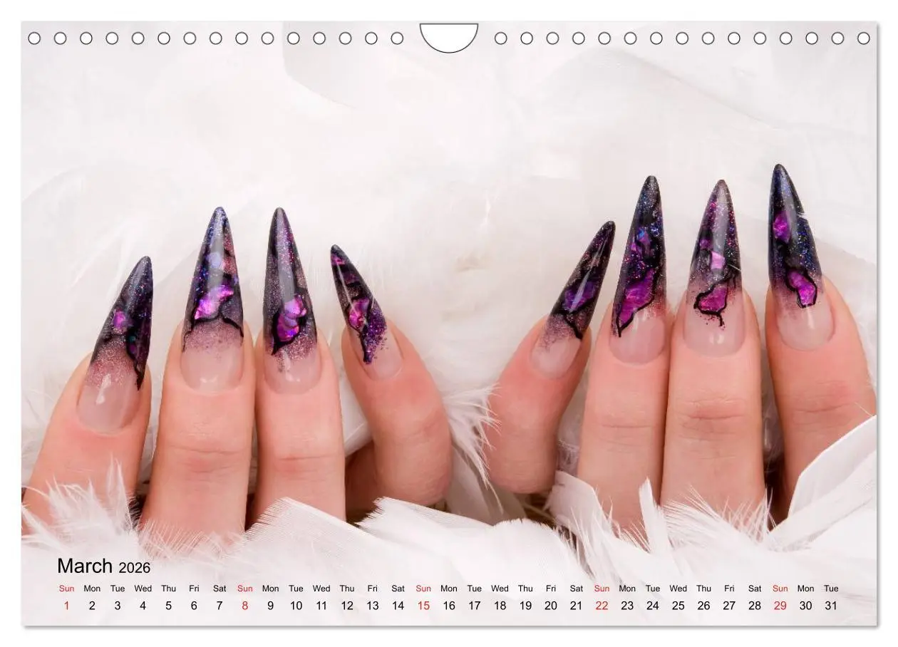 Bild: 9783516581812 | Transient Art - Nail Art Episode 1 (Wall Calendar 2026 DIN A4...