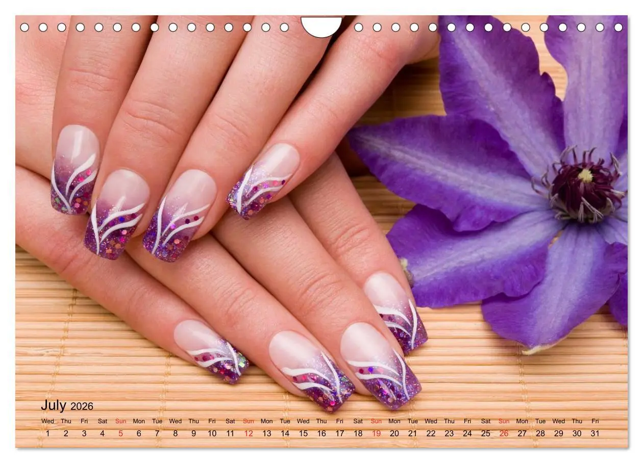 Bild: 9783516581812 | Transient Art - Nail Art Episode 1 (Wall Calendar 2026 DIN A4...