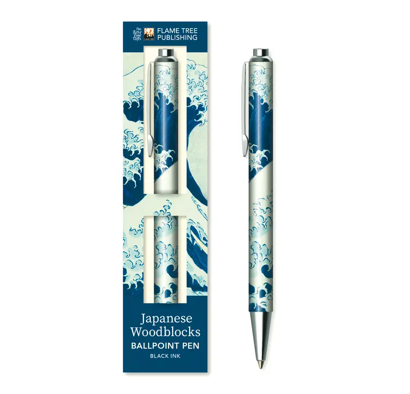 Cover: 9781835621912 | Premium Kugelschreiber: Katsushika Hokusai, Die große Welle | Buch