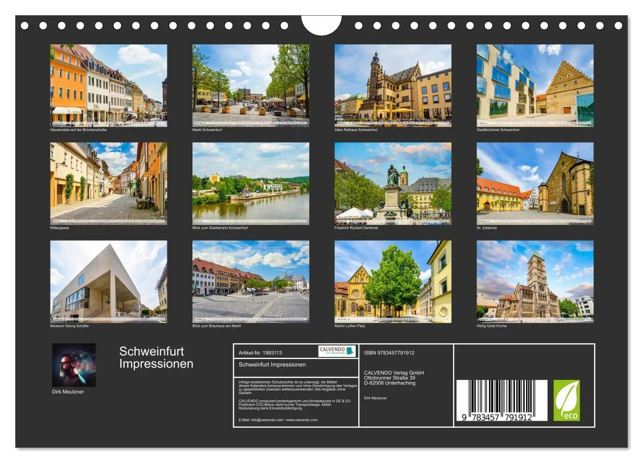 Bild: 9783457791912 | Schweinfurt Impressionen (Wandkalender 2026 DIN A4 quer), CALVENDO...