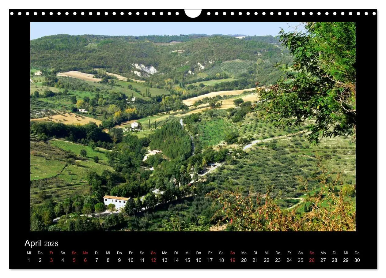 Bild: 9783516191912 | Auf den Spuren des Hl. Franziskus (Wandkalender 2026 DIN A3 quer),...