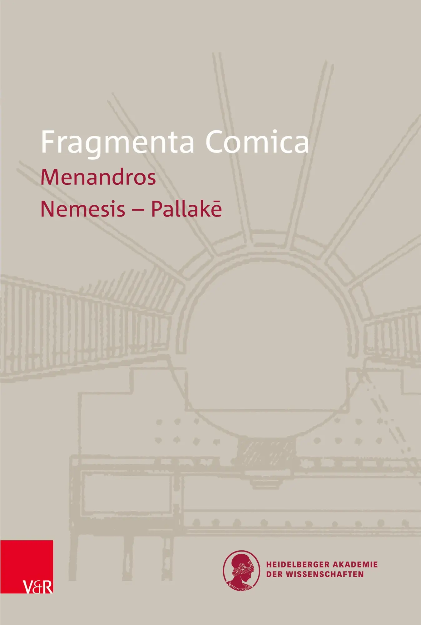 Cover: 9783525311912 | FrC 24.6 Menandros | Nemesis - Pallake | Beatrice Gavazza | Buch