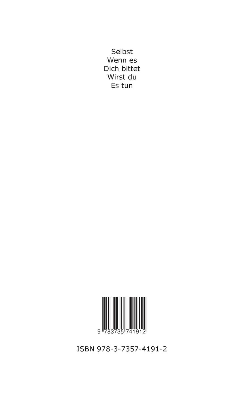 Rückseite: 9783735741912 | Das Glück des Orangenmädchens | Gedichte | Marius Hoffmann | Buch