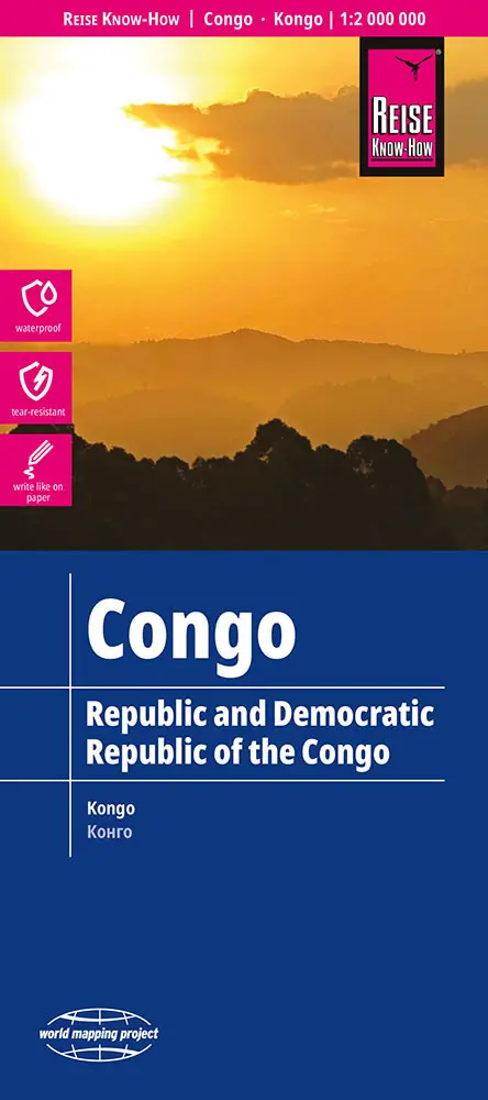 Cover: 9783831771912 | Reise Know-How Landkarte Kongo / Congo (1:2.000.000). Republic &amp;...