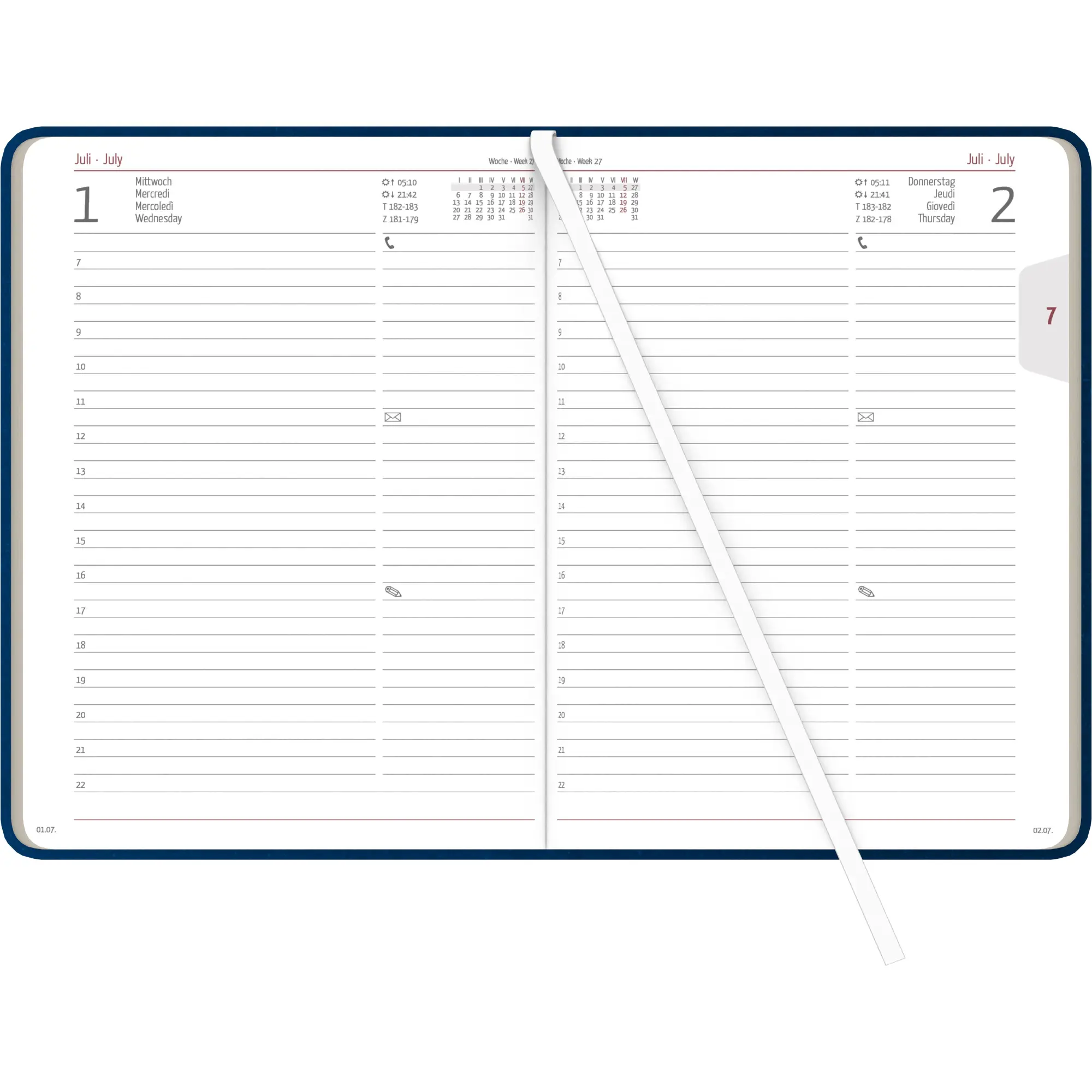 Bild: 4069095002012 | Buchkalender Nature Line Ocean 2026 - Taschen-Kalender A5 - 1 Tag 1...