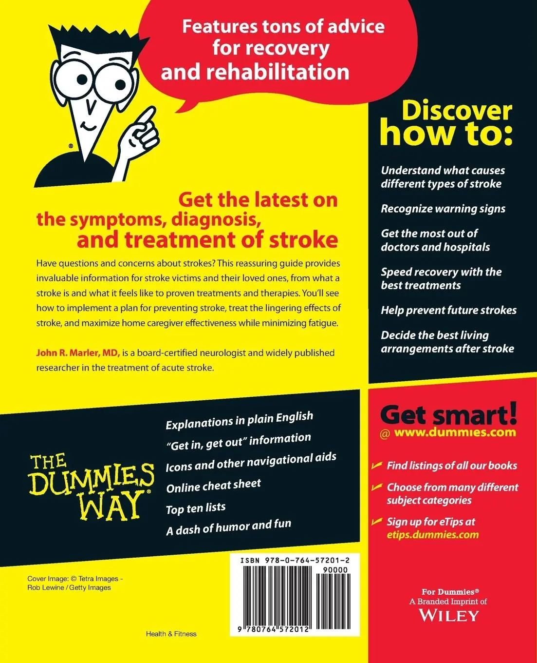 Rückseite: 9780764572012 | Stroke For Dummies | John R. Marler | Taschenbuch | Englisch | 2005