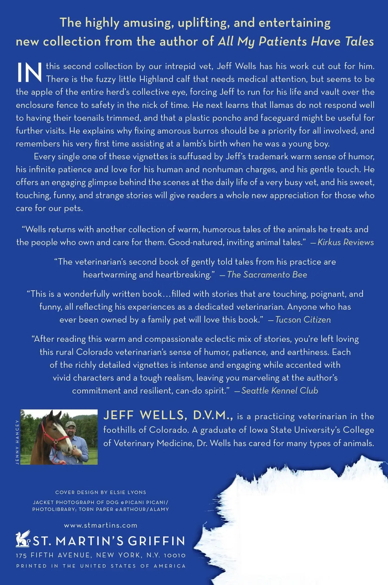 Rückseite: 9781250012012 | ALL MY PATIENTS KICK AND BITE | Jeff Wells | Taschenbuch | Englisch