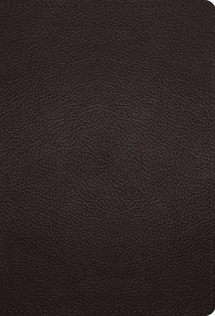 Cover: 9781433572012 | ESV Large Print Compact Bible (Buffalo Leather, Deep Brown) | Spck