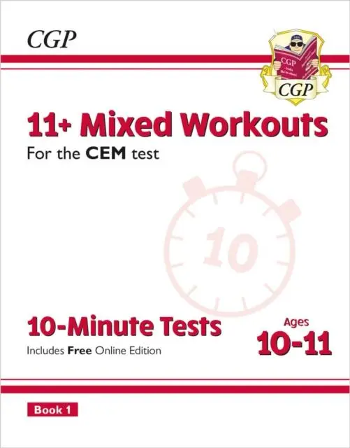 Cover: 9781789082012 | 11+ CEM 10-Minute Tests: Mixed Workouts - Ages 10-11 Book 1 (with...