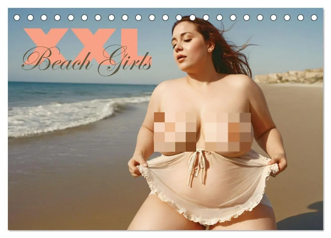 Cover: 9783569172012 | XXL Beach Girls Kalender - Kurvige Frauen am Strand (Tischkalender...