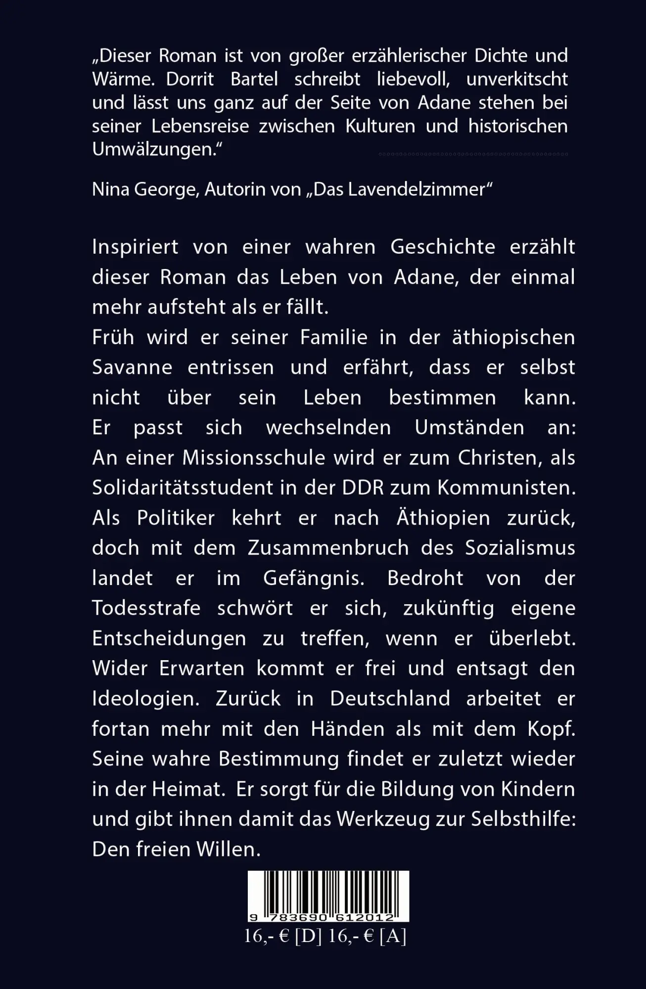 Bild: 9783690612012 | Der Äthiopier | Roman nach einer wahren Geschichte | Dorrit Bartel